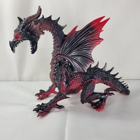 Fire Dragon Red & Blue Set 19" LED Lighted Dungeons & Dragons Magic RPG Fantasy - Picture 14 of 16